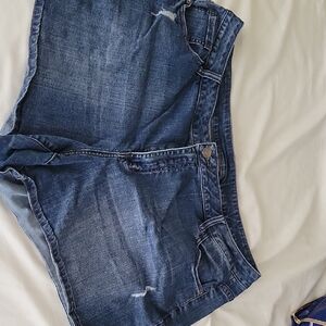 Classic Blue Denim Shorts